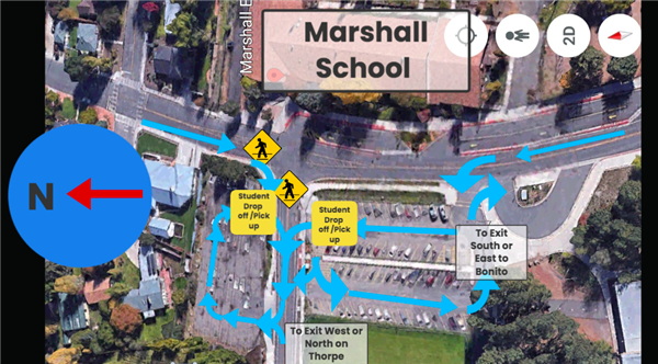  Drop Off/Pick Up Map